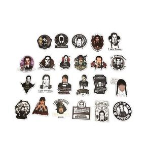 Wednesday Addams Assorted Stickers 23 Stickers